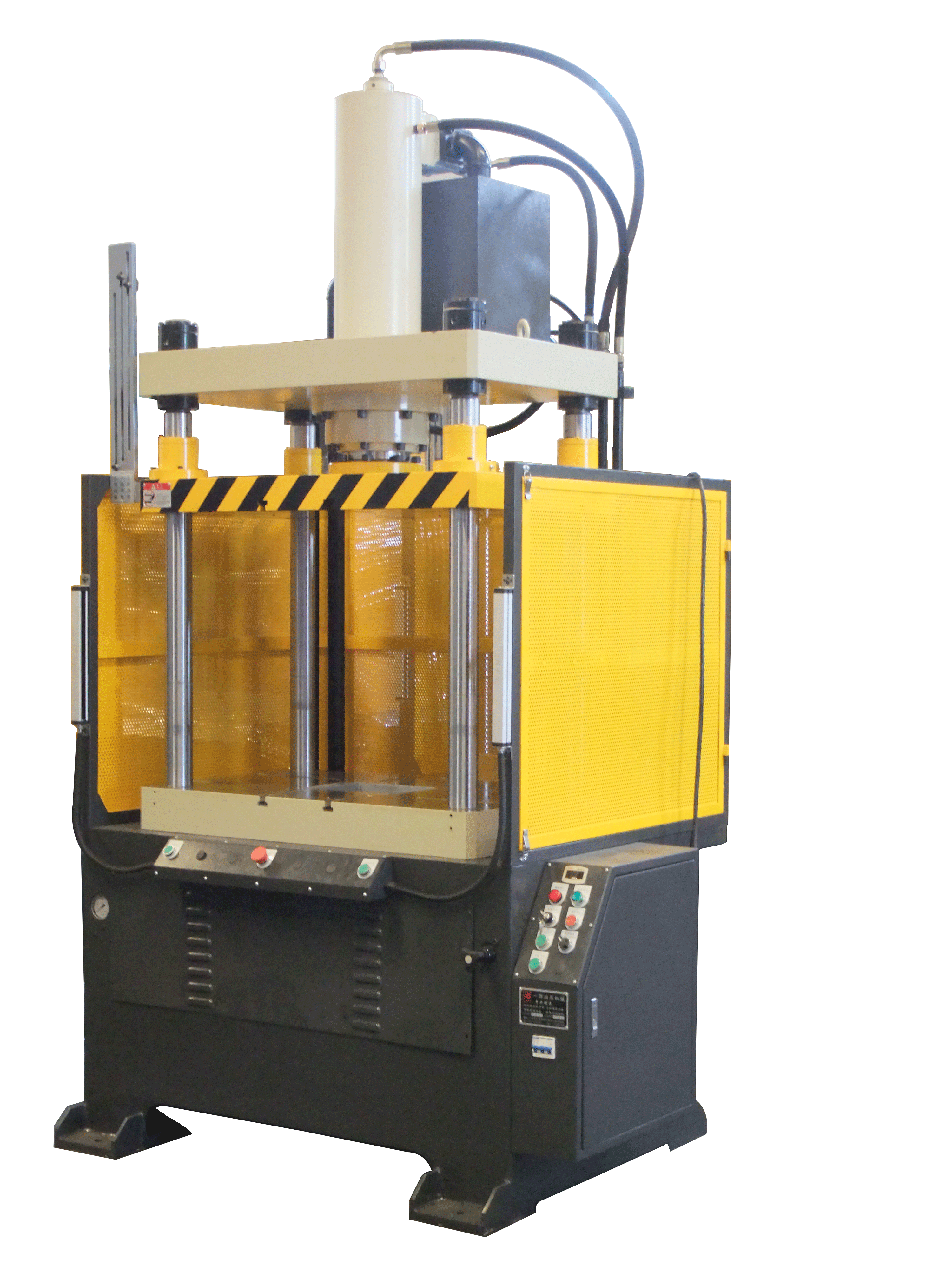 兩臺四柱單動液壓機出口到墨西哥。